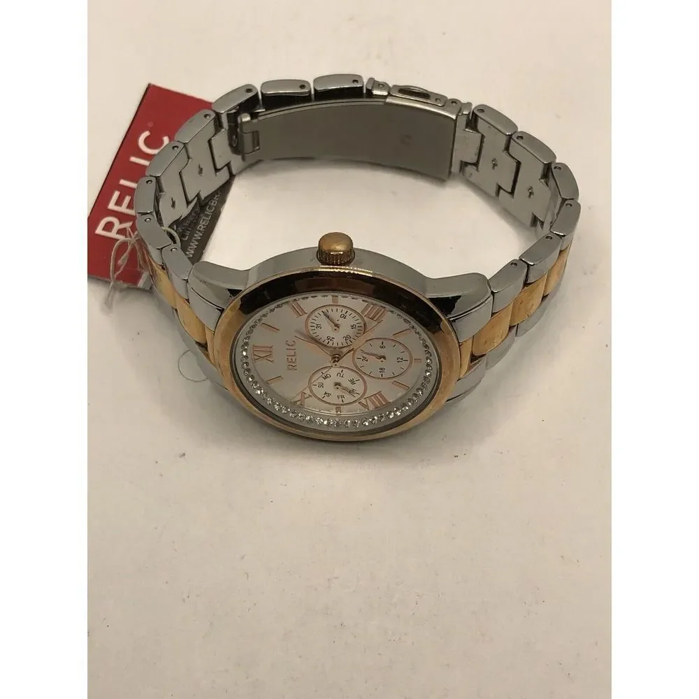 Relic ZR15828 Women's Two-Tone Stainless Steel Analog Dial Quartz Watch HK550